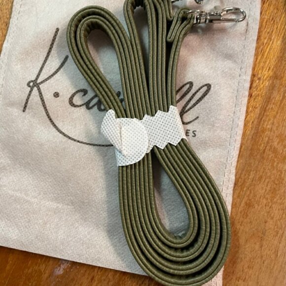 K. Carroll Harper Crossbody Army Green NEW - Picture 3 of 9